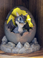 Dragon Firelight – Hand-Painted Dragon Egg Lamp — view 3
