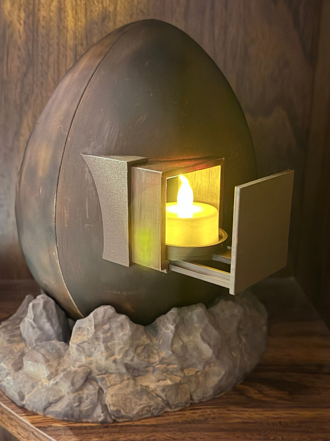 Dragon Firelight – Hand-Painted Dragon Egg Lamp — view 4