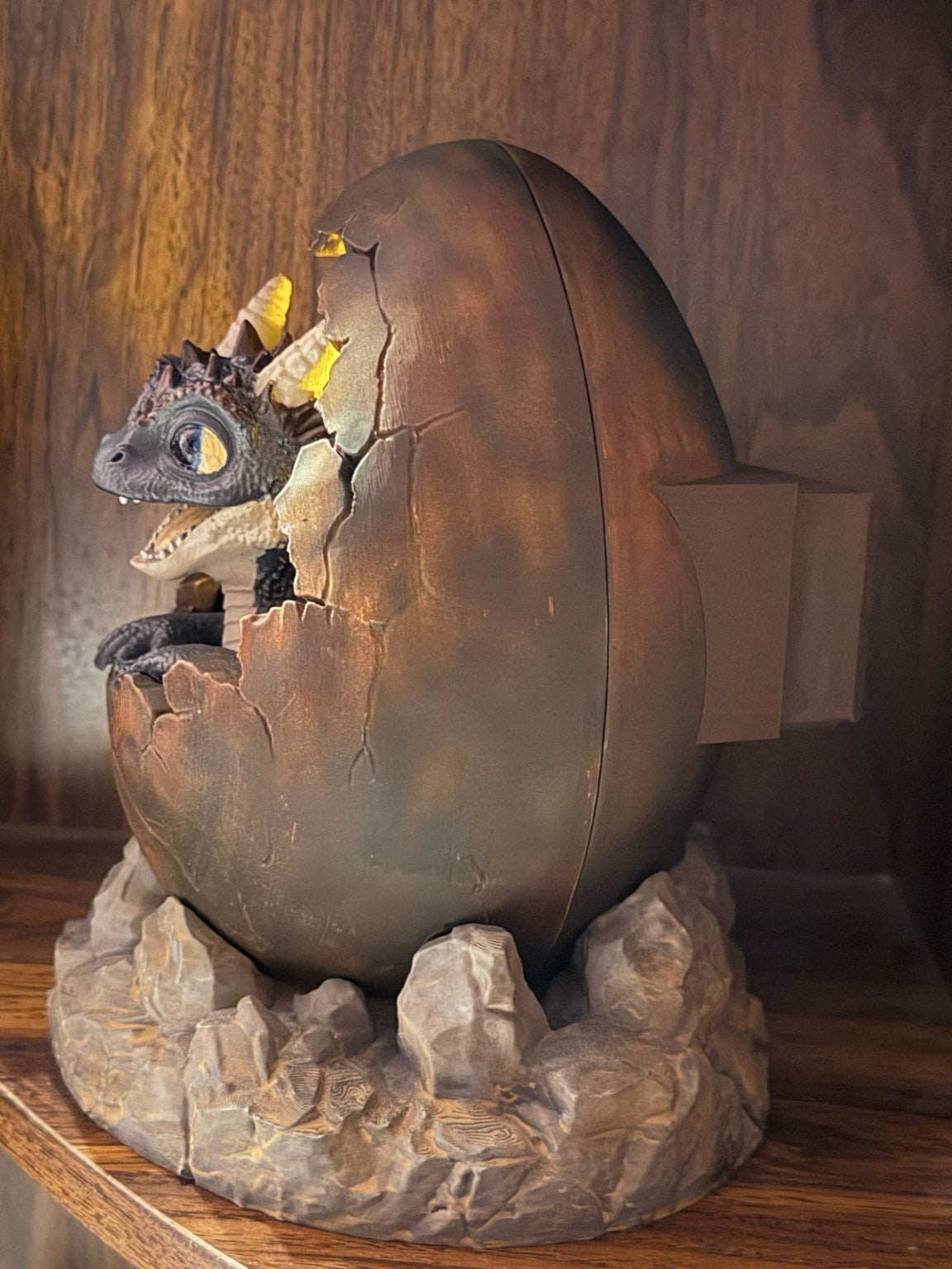 Dragon Firelight – Hand-Painted Dragon Egg Lamp — view 6