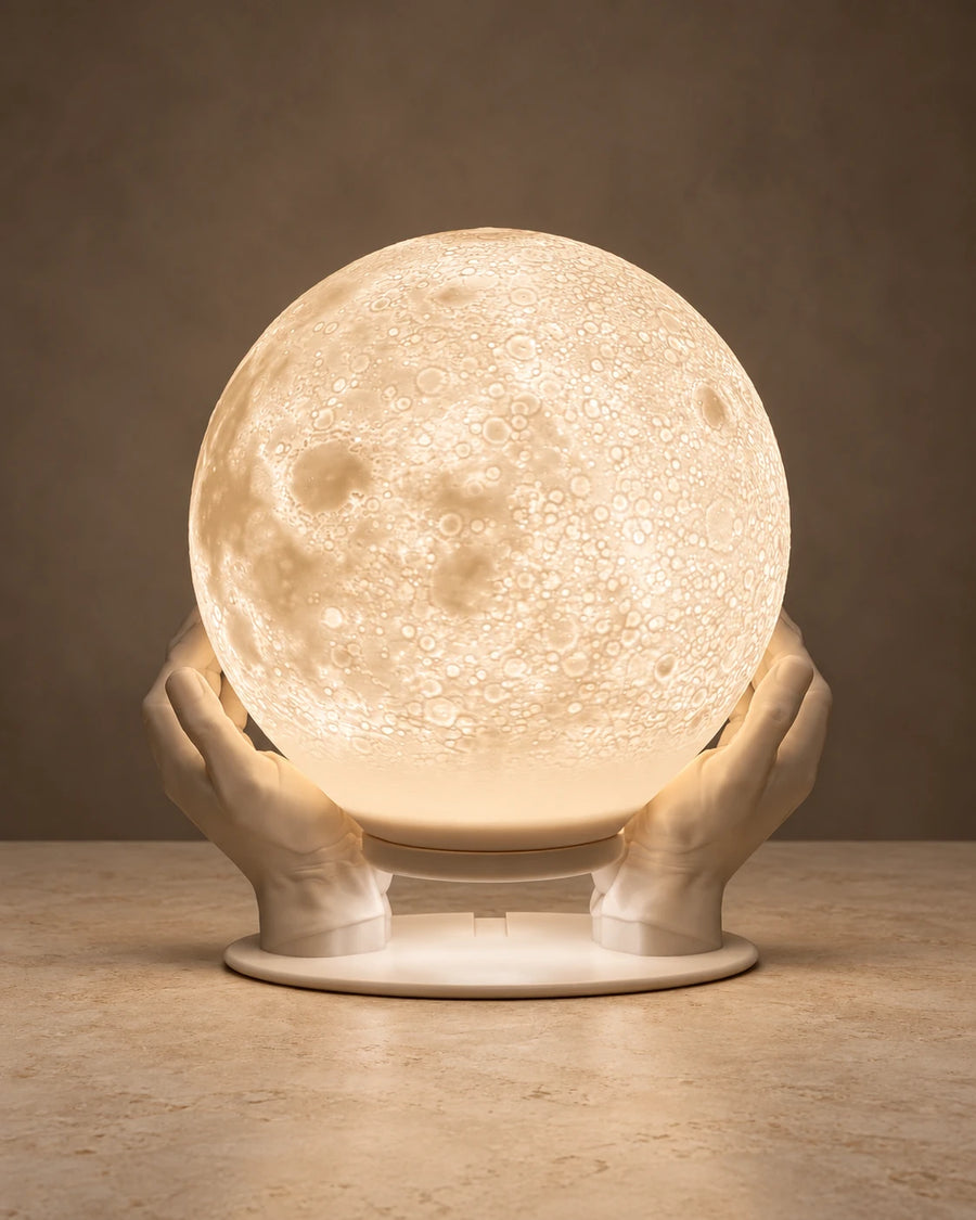 Moon Cradle Sculptural Lamp — view 1