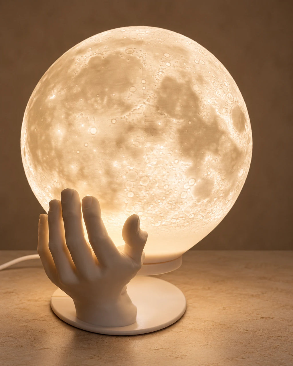 Moon Cradle Sculptural Lamp — view 2