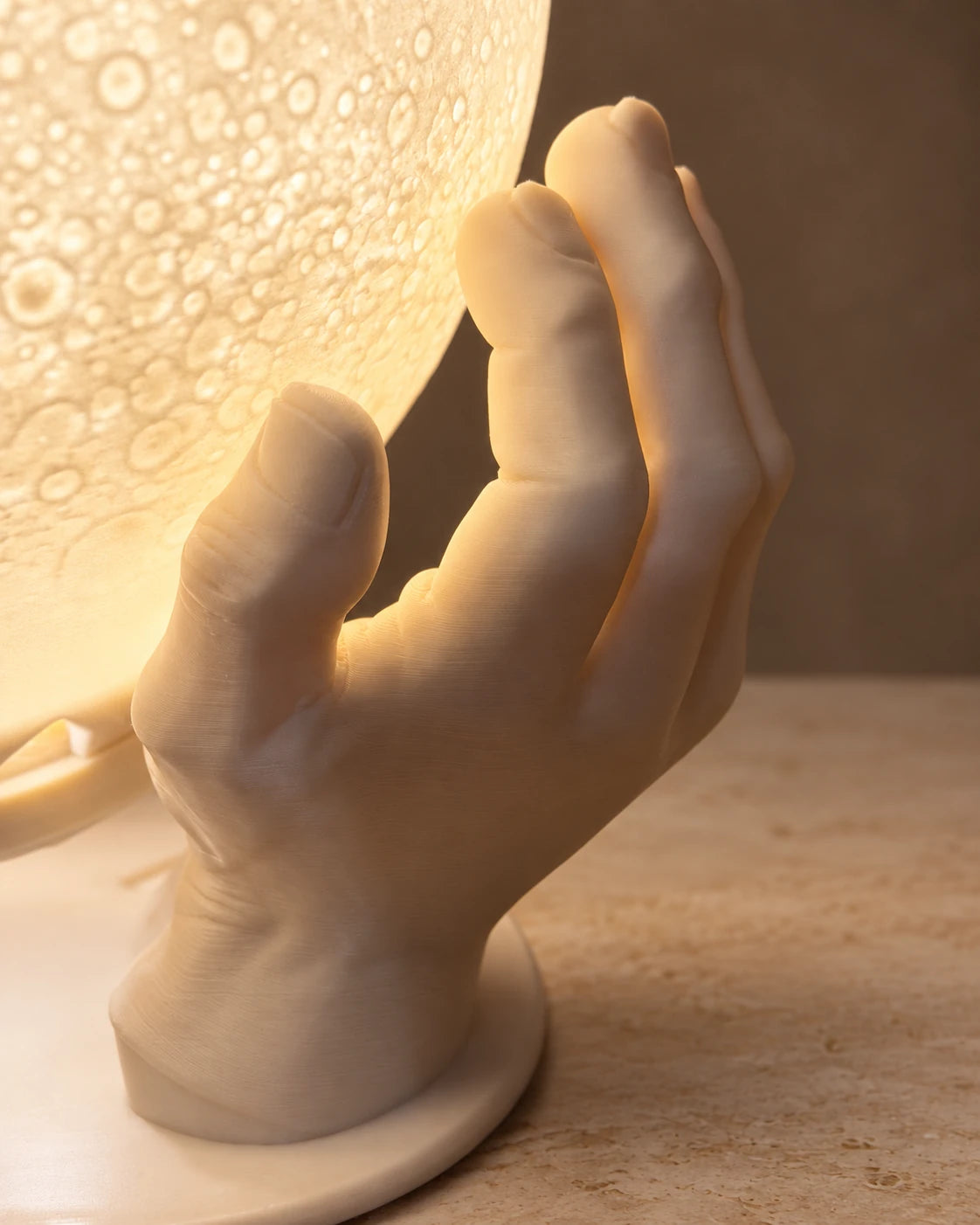 Moon Cradle Sculptural Lamp — view 4