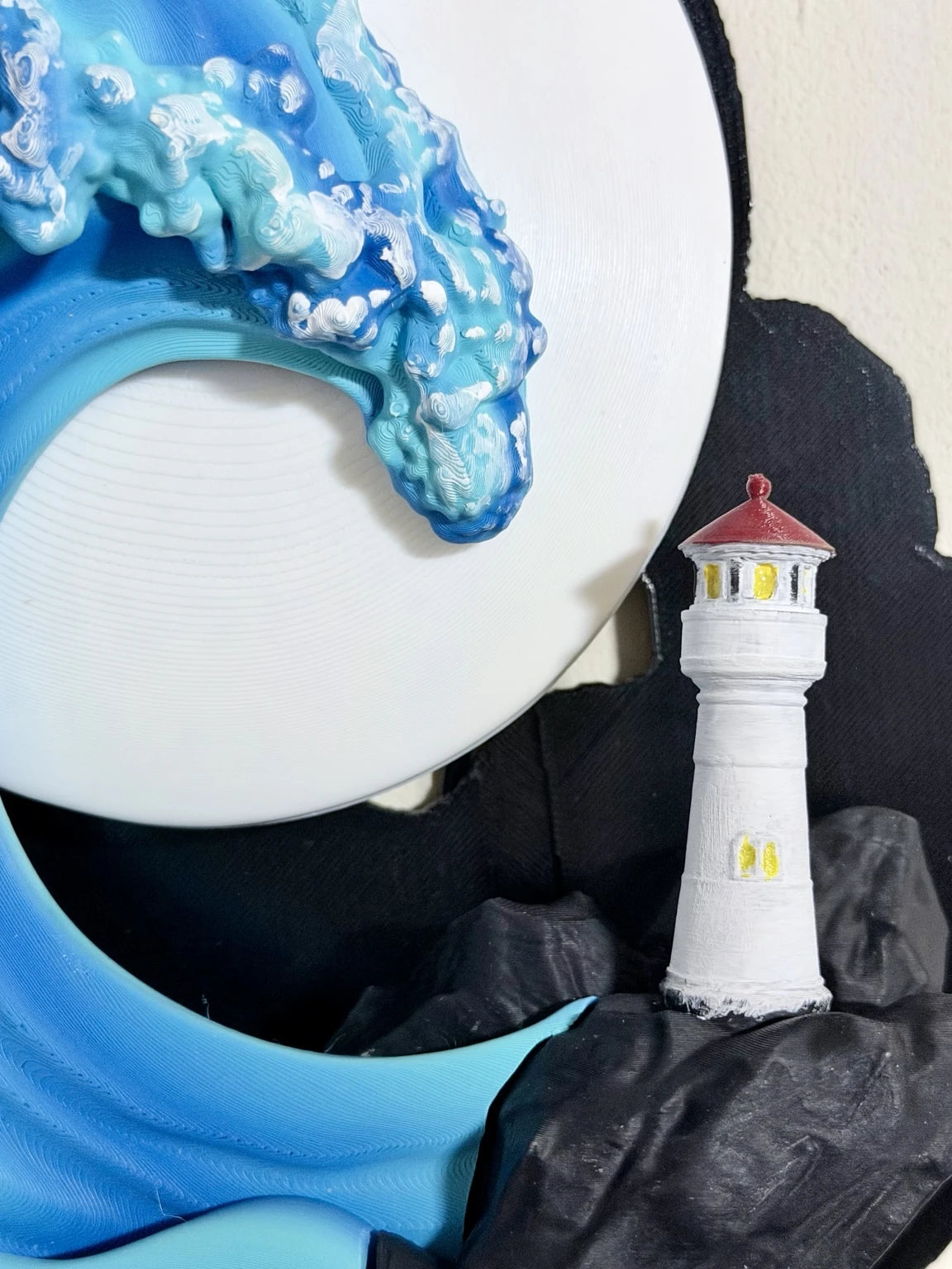 Ocean Serenity – Illuminated Wall Sculpture — view 6