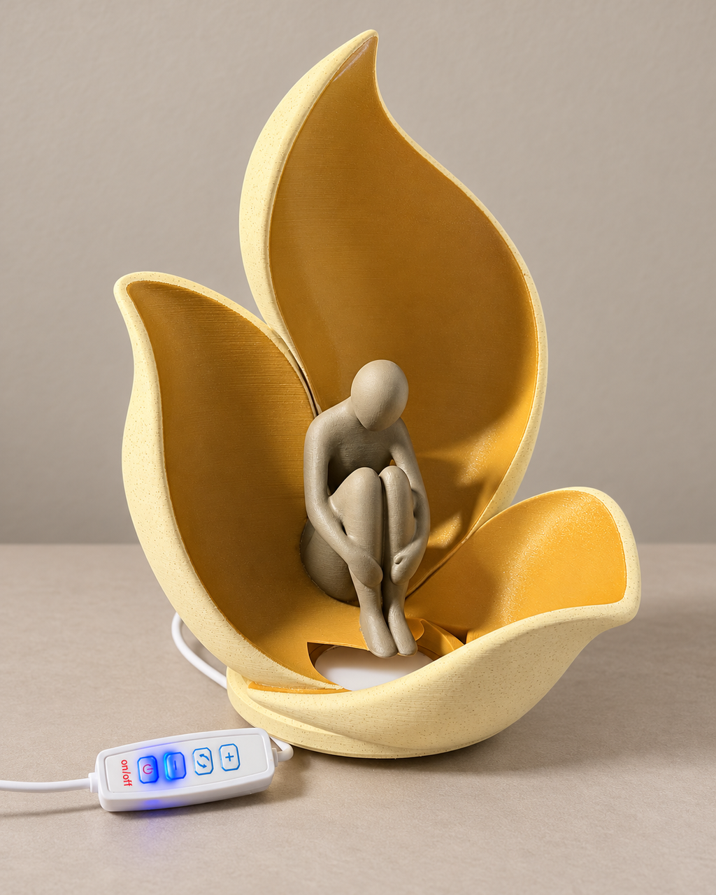 The Quiet Within Sculptural LED Lamp — view 5