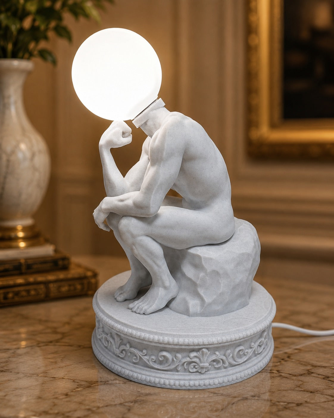 The Thinker Sculptural Lamp — view 3